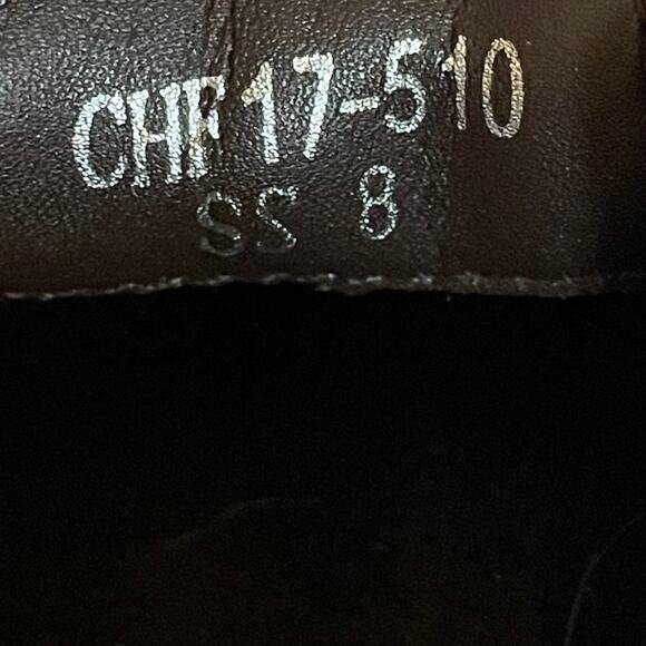 David Tate Burgundy Leather Alligator Print Loafers Size 8SS - Picture 6 of 11